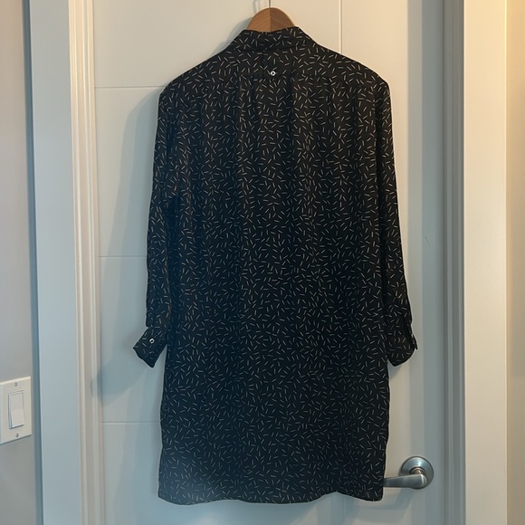 DIESEL 100% Silk Matchstick Printed Dress - Picture 8 of 10